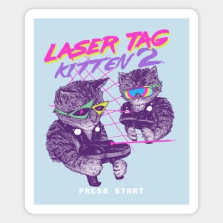 Laser Tag Kitten 2 Magnet